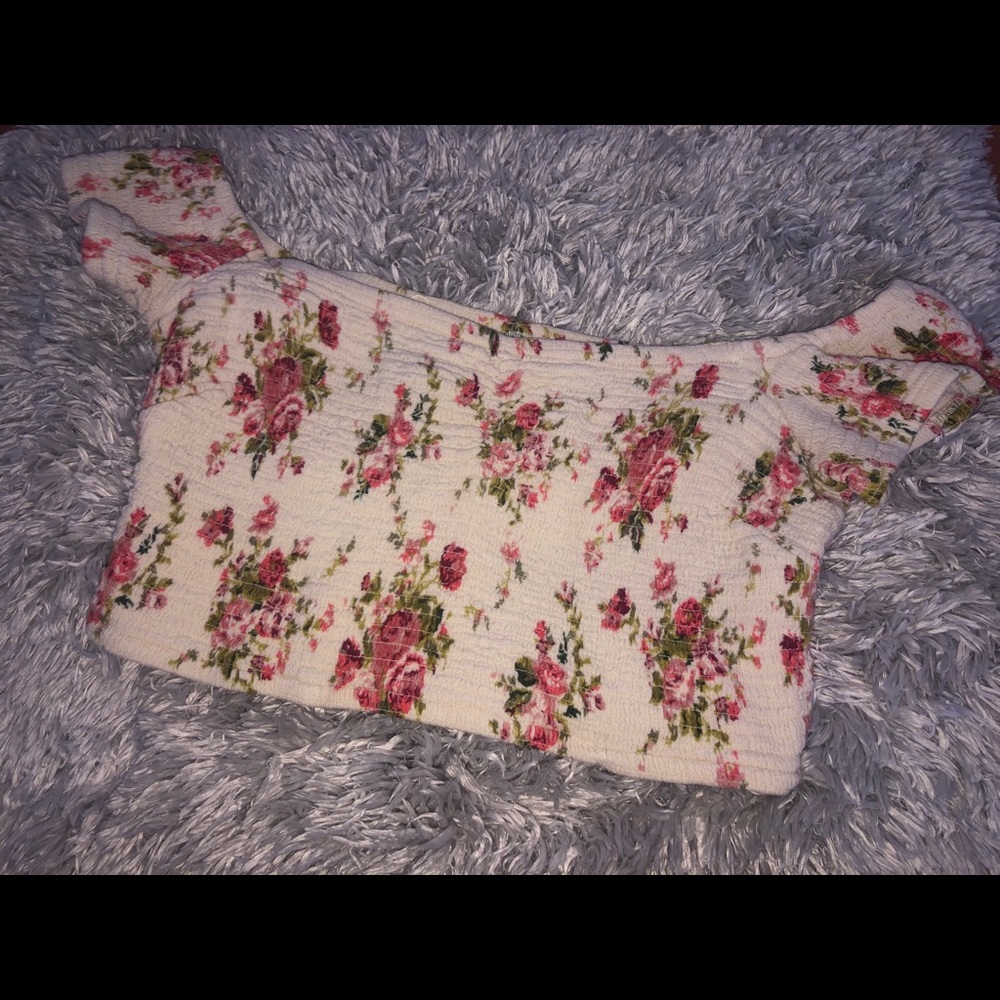 Floral crop top